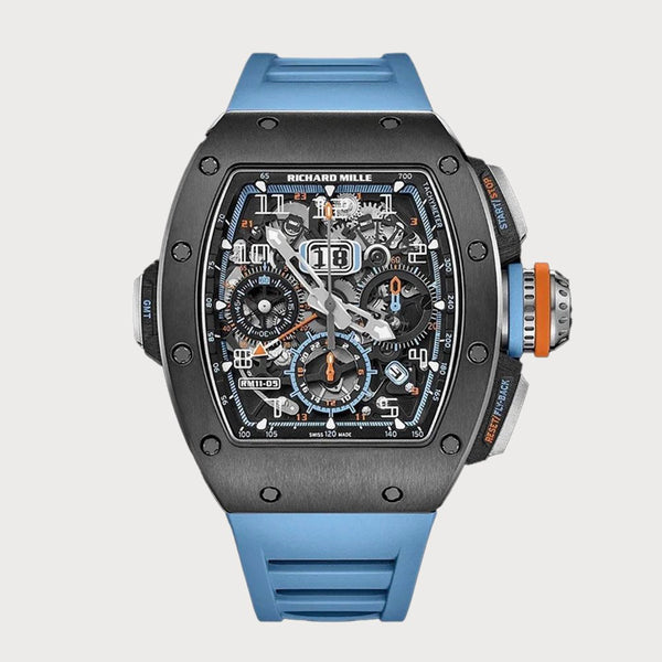 Richard Mille Rm11-05 Ltd Automatic Flyback Chronograph Gmt Black Tpt