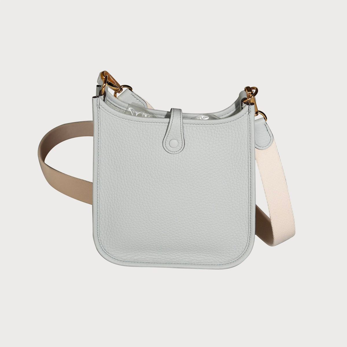 Hermès Hermes Evelyne 16 Blue Pale With Gold Hardware In Clemmence Leather - view 4
