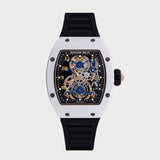 Rm17-02 White Manuel Winding Tourbillon