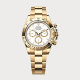 Daytona In Yellow Gold With White Dial