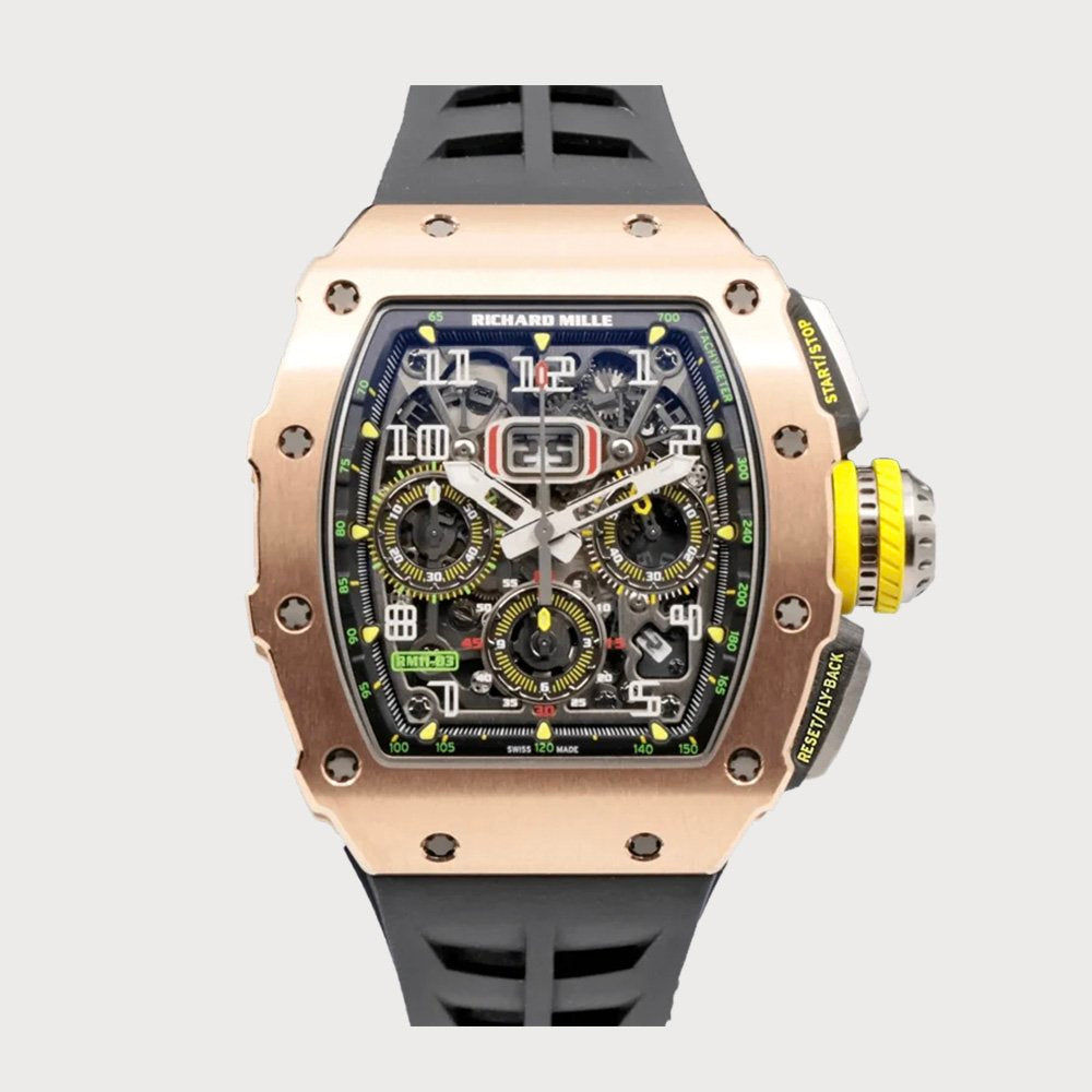 Richard Mille Rm11-03 Flyback Chronograph In Rose Gold