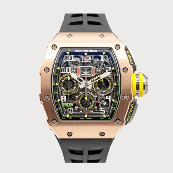 Richard Mille Rm11-03 Flyback Chronograph In Rose Gold
