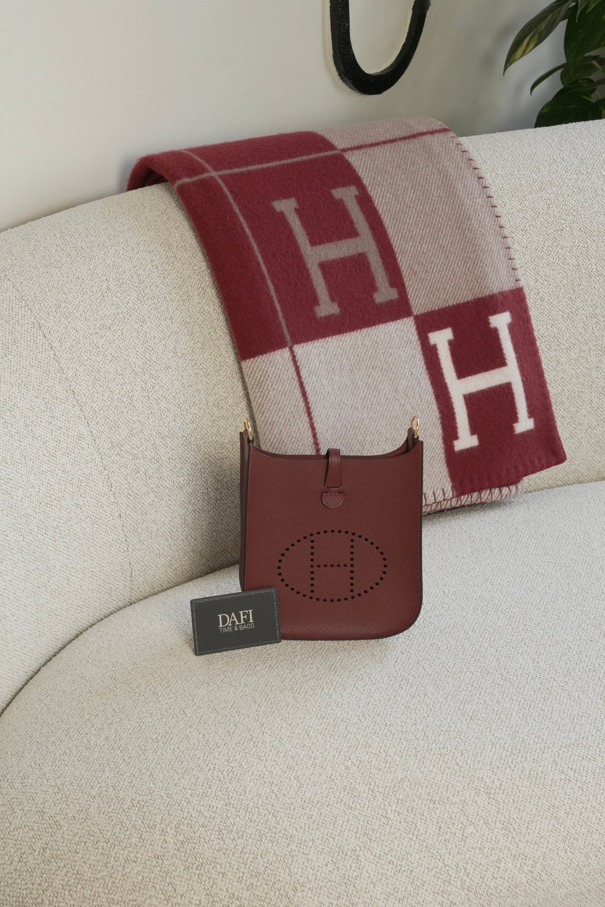 Evelyne 16 Rouge H GHW Epsom Sellier