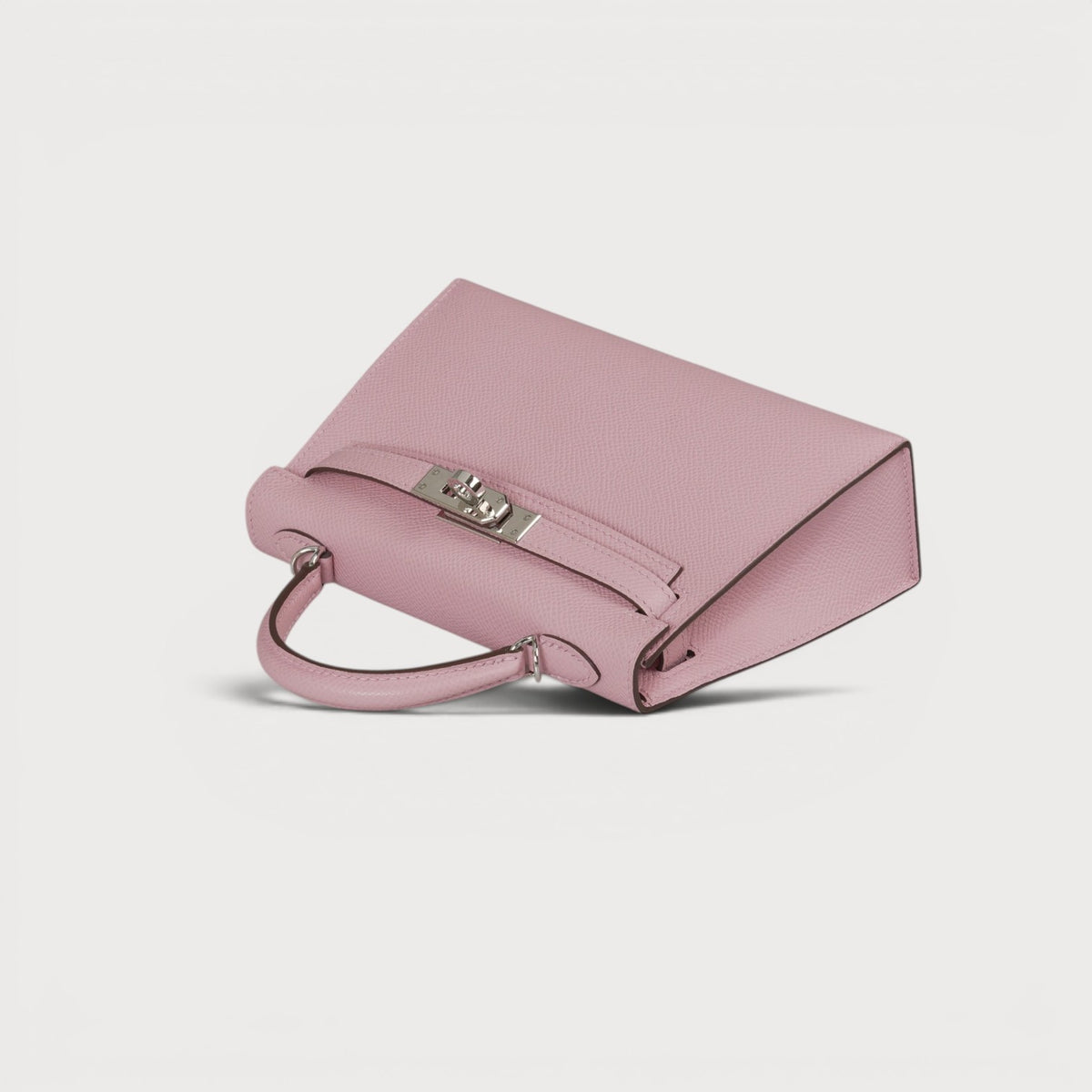 Hermes Mini Kelly 20 Mauve Sylvestre Phw Epsom