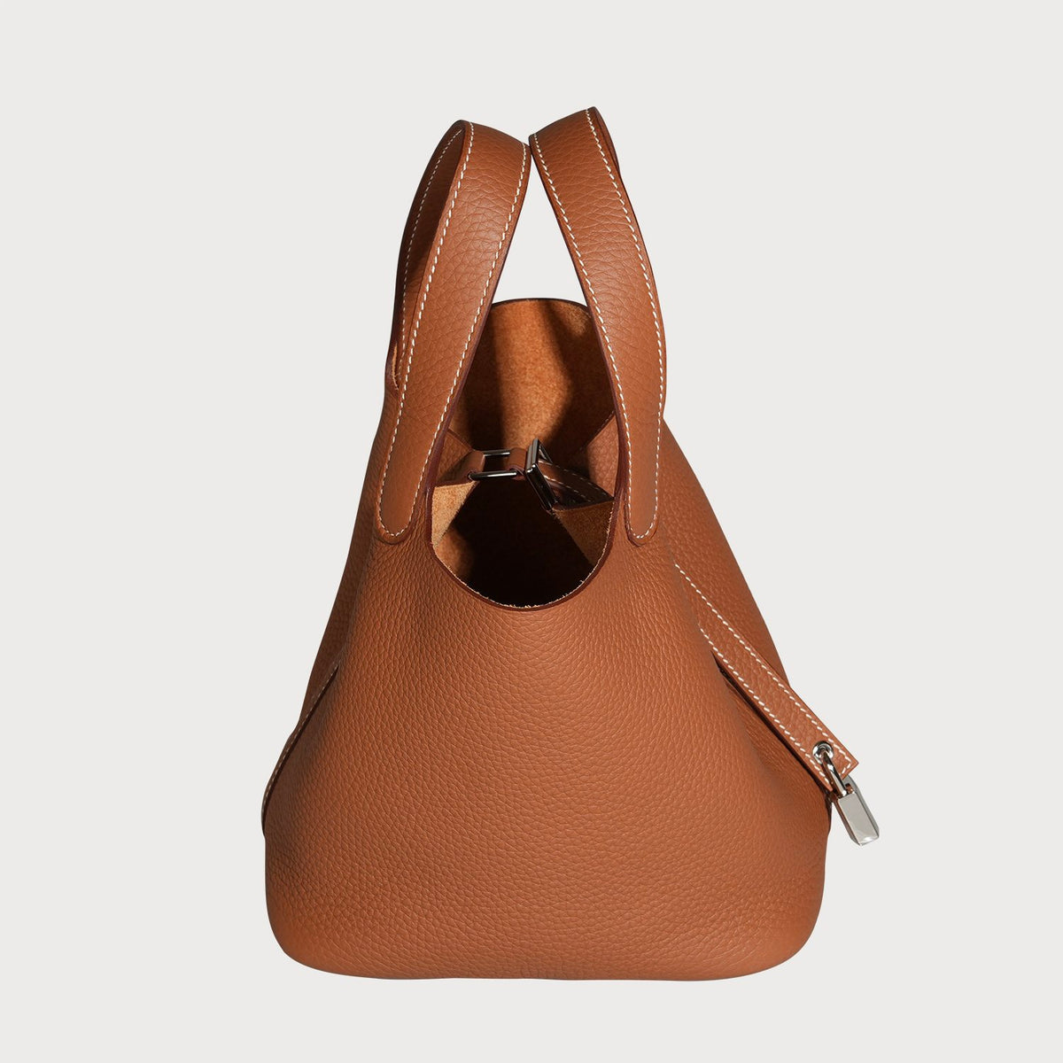 Hermès Picotin Lock 18 Gold With Palladium Hardware In Taurillon Clemmence Leather - view 9