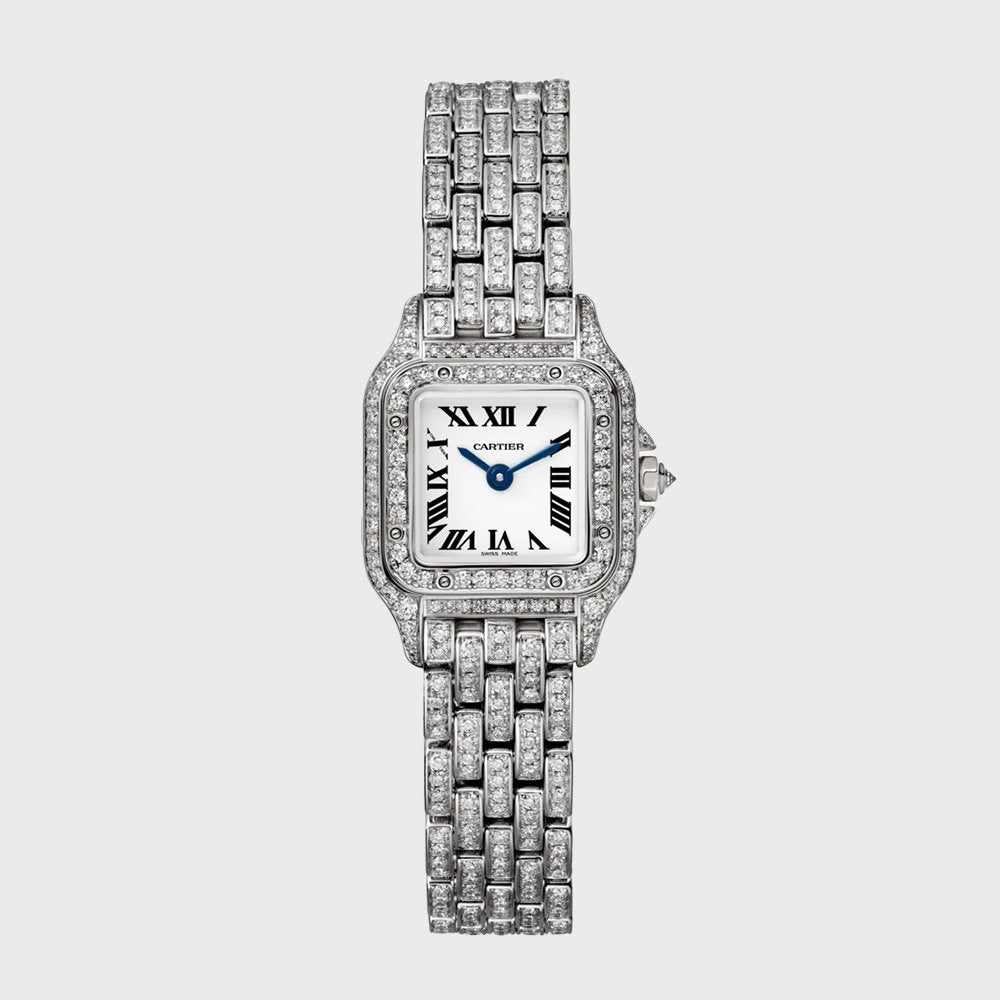 Cartier Panthère Mini Fully Diamond Set In White Gold