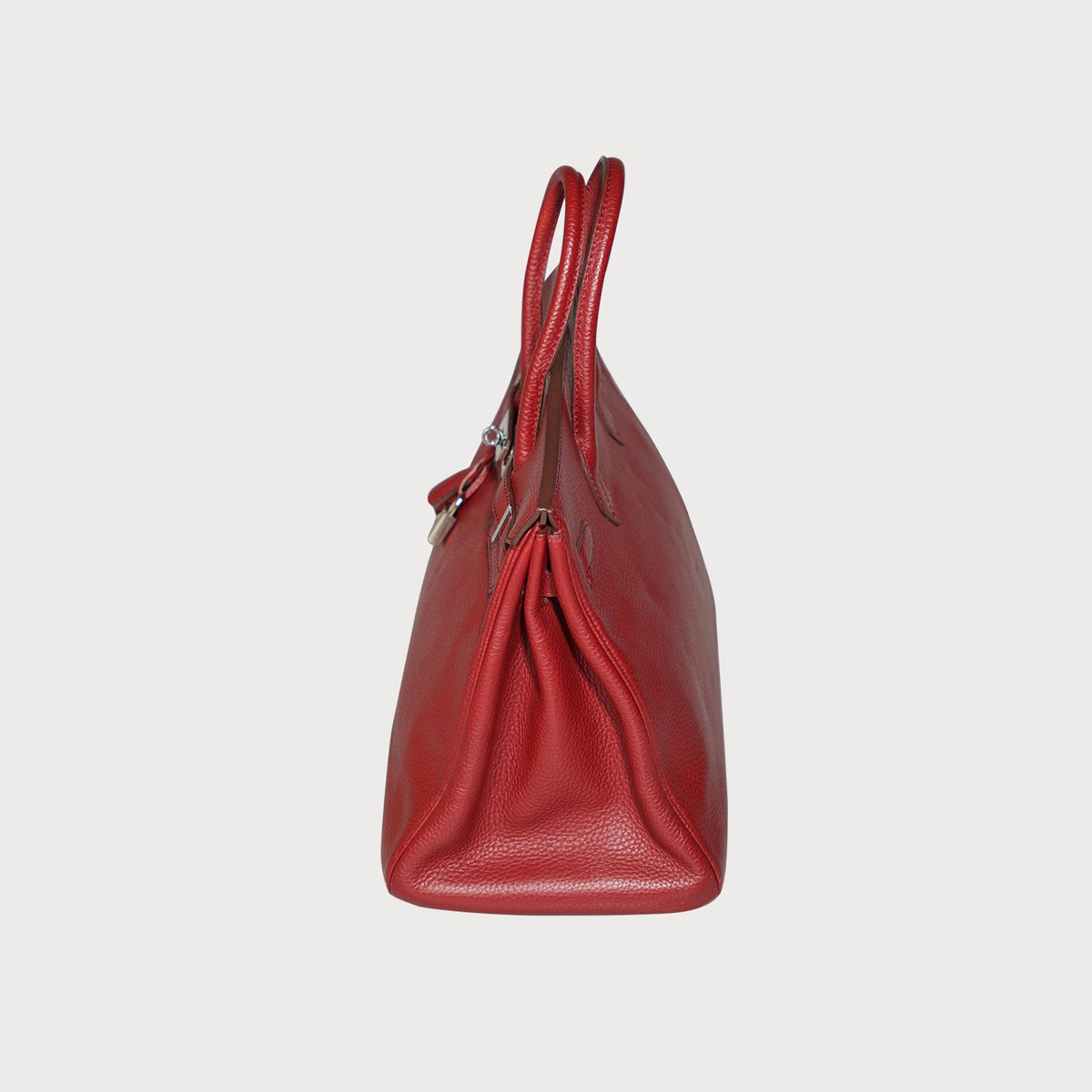 Hermès Birkin 35 Rouge / Red With Palladium Hardware - view 11
