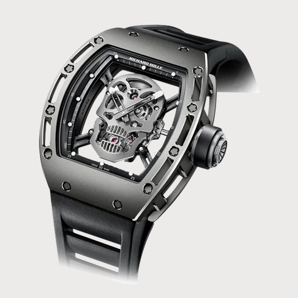 Richard Mille Rm052 Skull Tourbillon In Titanium