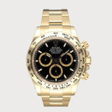 Daytona In Yellow Gold With Black Dial