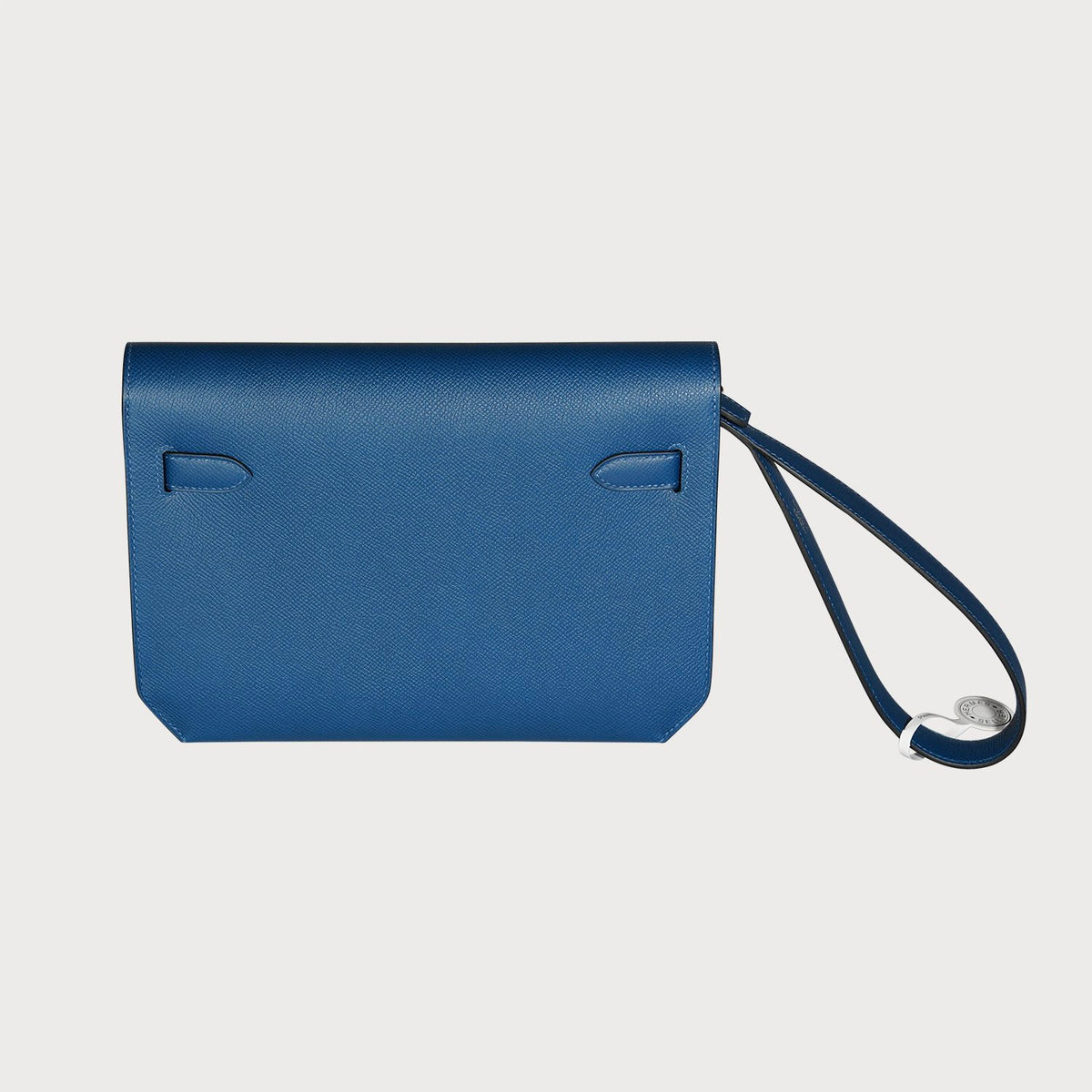 Hermès Kelly Depeche 25 Deep Blue With Palladium Hardware In Epsom Leather - view 4