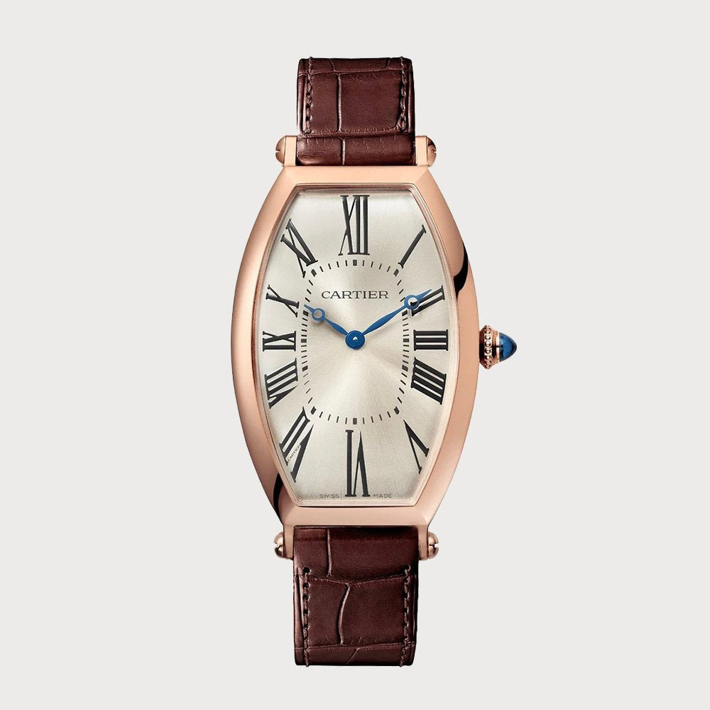 Cartier Tonneau Large In Rose Gold