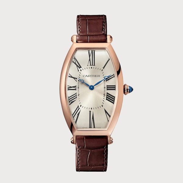 Cartier Tonneau Large In Rose Gold