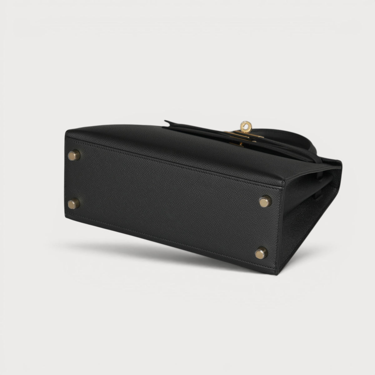 Hermes Kelly 25 Black GHW Epsom Sellier