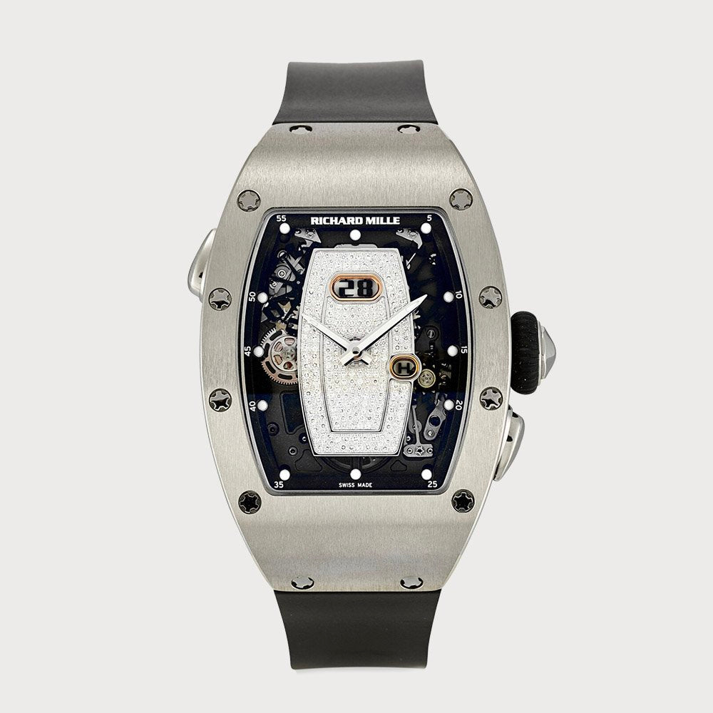 Richard Mille Rm037 Titanium With Diamond Set Dial