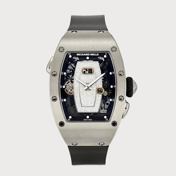 Richard Mille Rm037 Titanium With Diamond Set Dial