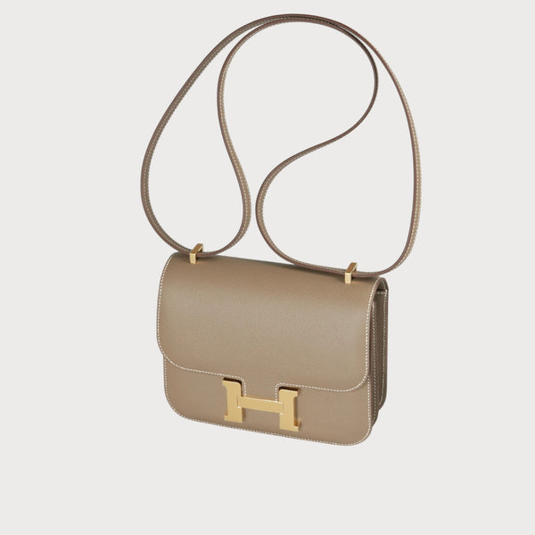 Hermes Constace 18 Etoupe Ghw Epsom