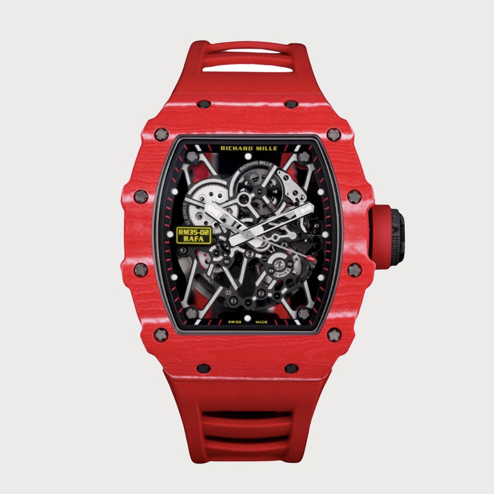 Richard Mille Rm53-02 Rafael Nadal In Red Quartz Tpt