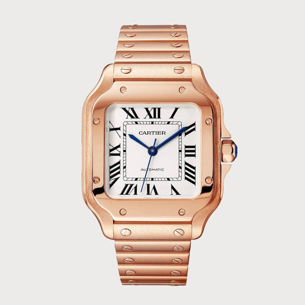 Cartier Santos Medium In Rose Gold
