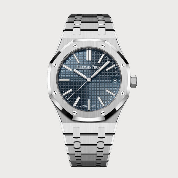 Audemars Piguet Royal Oak 41 With Blue Dial In Steel