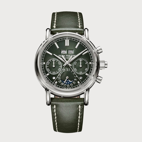Patek Philippe Split-Seconds Chronograph Perpetual Calendar In Green