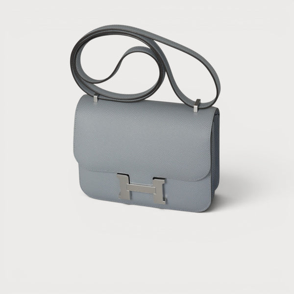Hermes Constance 18 Mini Gris Pantin PHW
