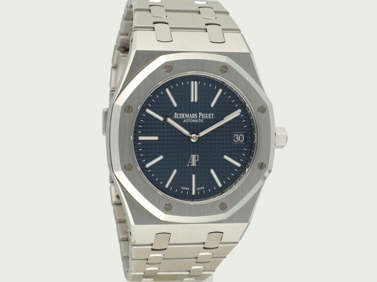 Royal Oak Jumbo 39 Extra-Thin With Blue Dial