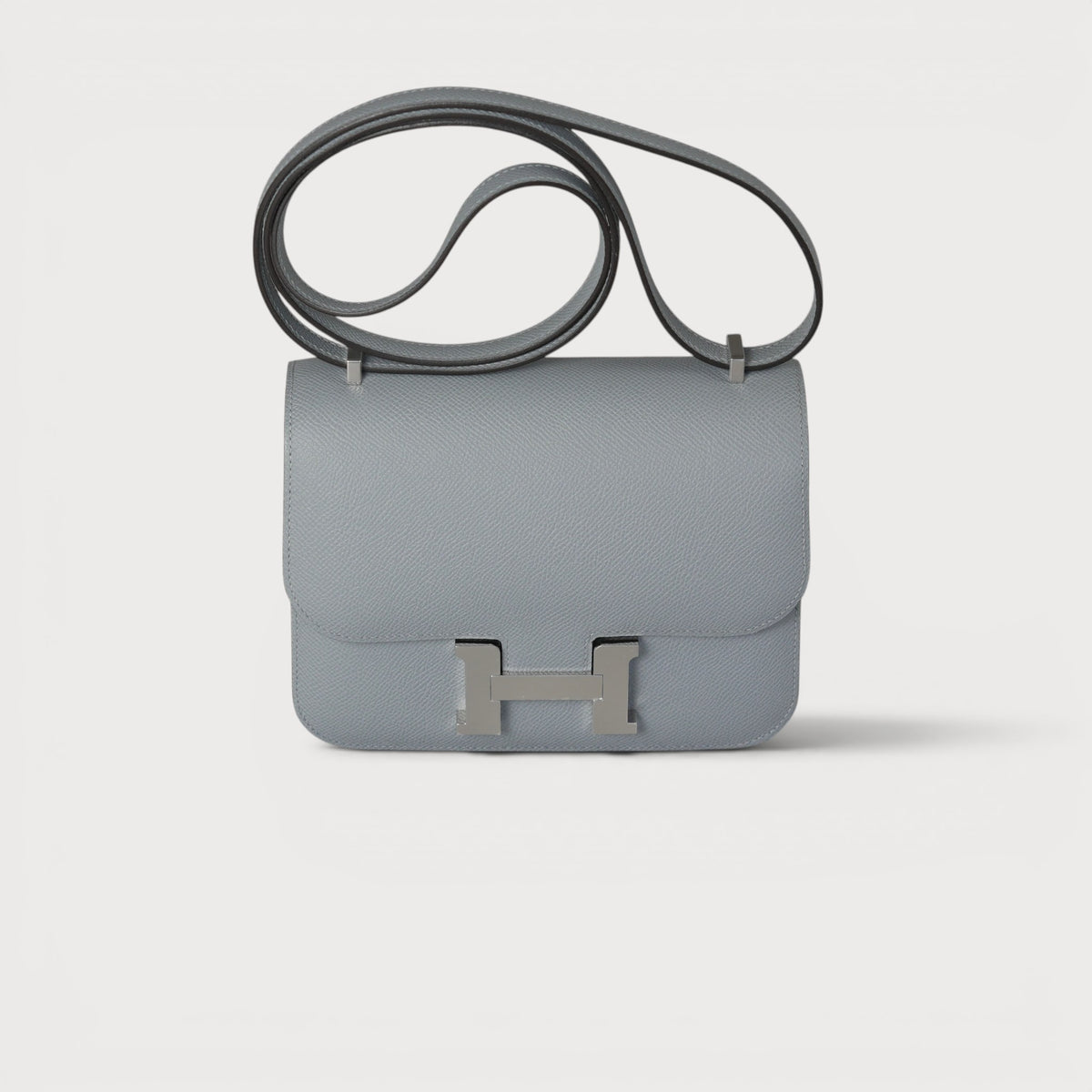 Hermes Constance 18 Mini Gris Pantin PHW