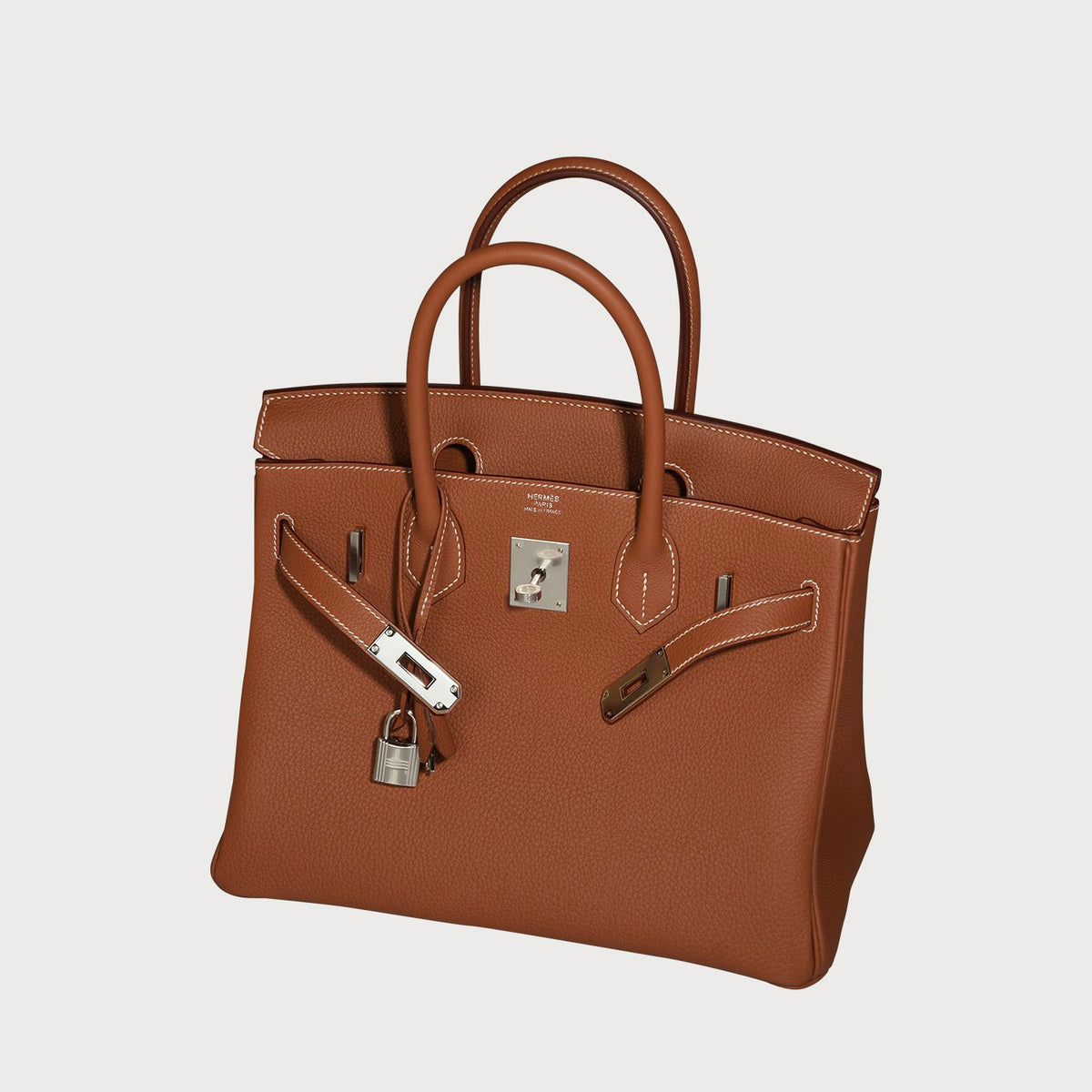 Hermès Birkin 30 Gold With Palladium Hardware In Togo Leather - view 2
