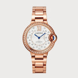 Ballon Bleu 33mm Diamond Set In Rose Gold