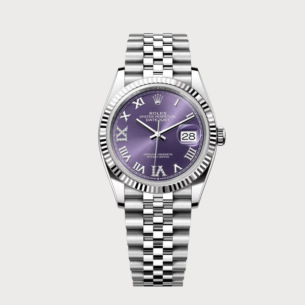 Rolex Datejust 36 Aubergine Diamond Dial