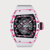 Rm38-02 Bubba Watson Tourbillon White & Pink Quartz Tpt