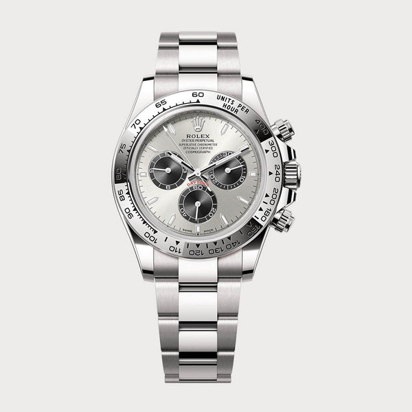Rolex Daytona In White Gold With Silver Dial
