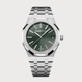 Royal Oak 41 With Green Dial In Steel