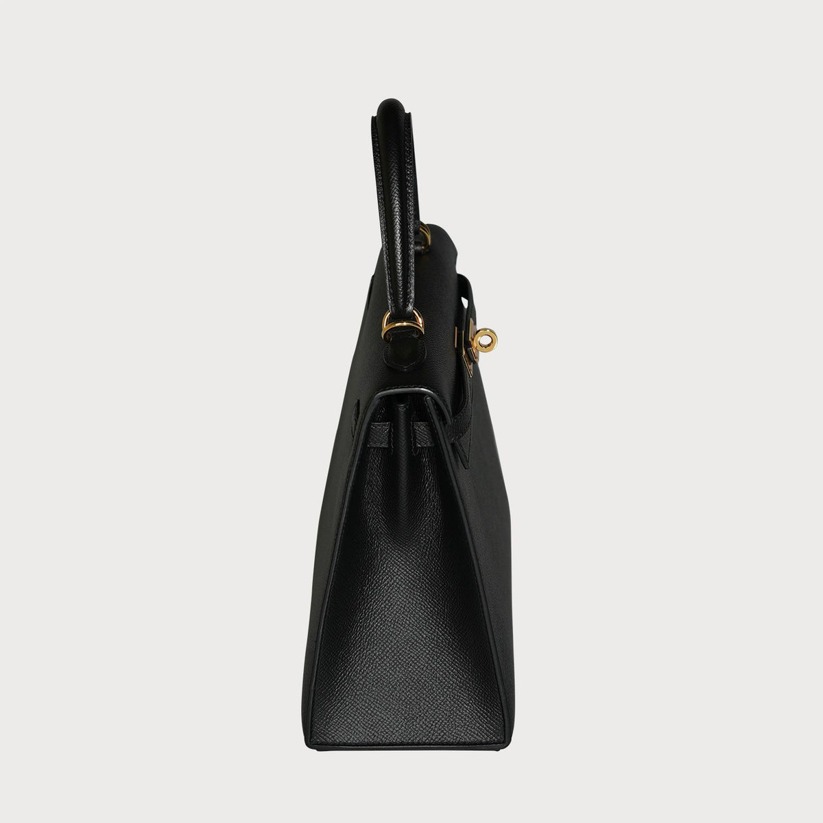 Hermès Kelly 25 Black With Gold Hardware In Epsom Leather - view 5