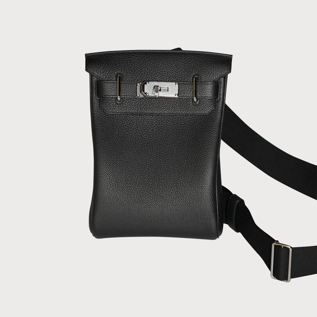 Hermès Hac A Dos Pm Black With Palladium Hardware In Togo Leather - view 8