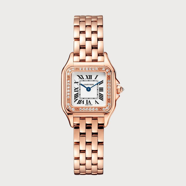 Cartier Panthere Small, Diamond Set In Rose Gold