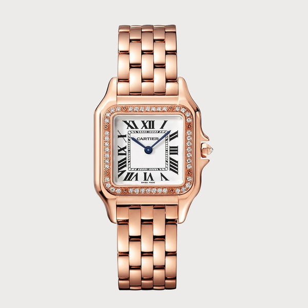 Cartier Panthere Medium, Diamond Set In Rose Gold