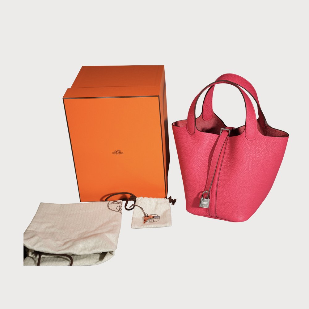 Hermès Picotin Lock 18 Rose Extrême With Palladium Hardware - view 5