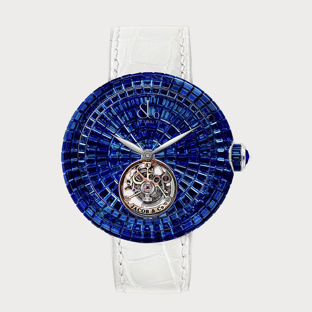 Jacob & Co Brilliant Flying Tourbillon Blue Sapphires