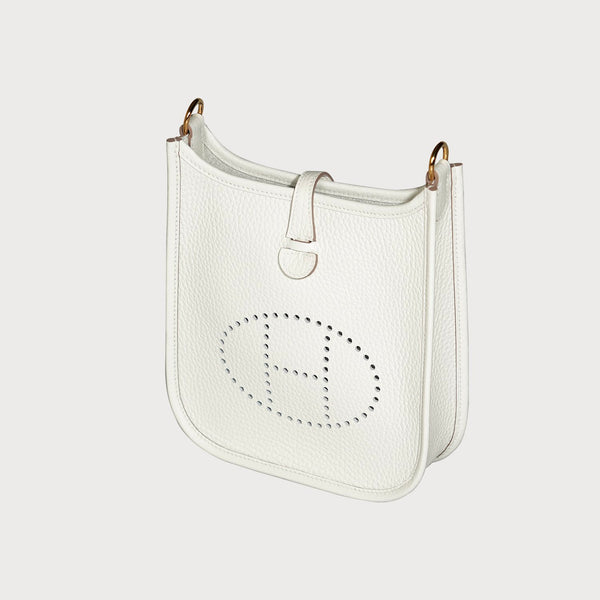 Hermès Evelyne 16 Blanc With Gold Hardware In Clemmence Leather