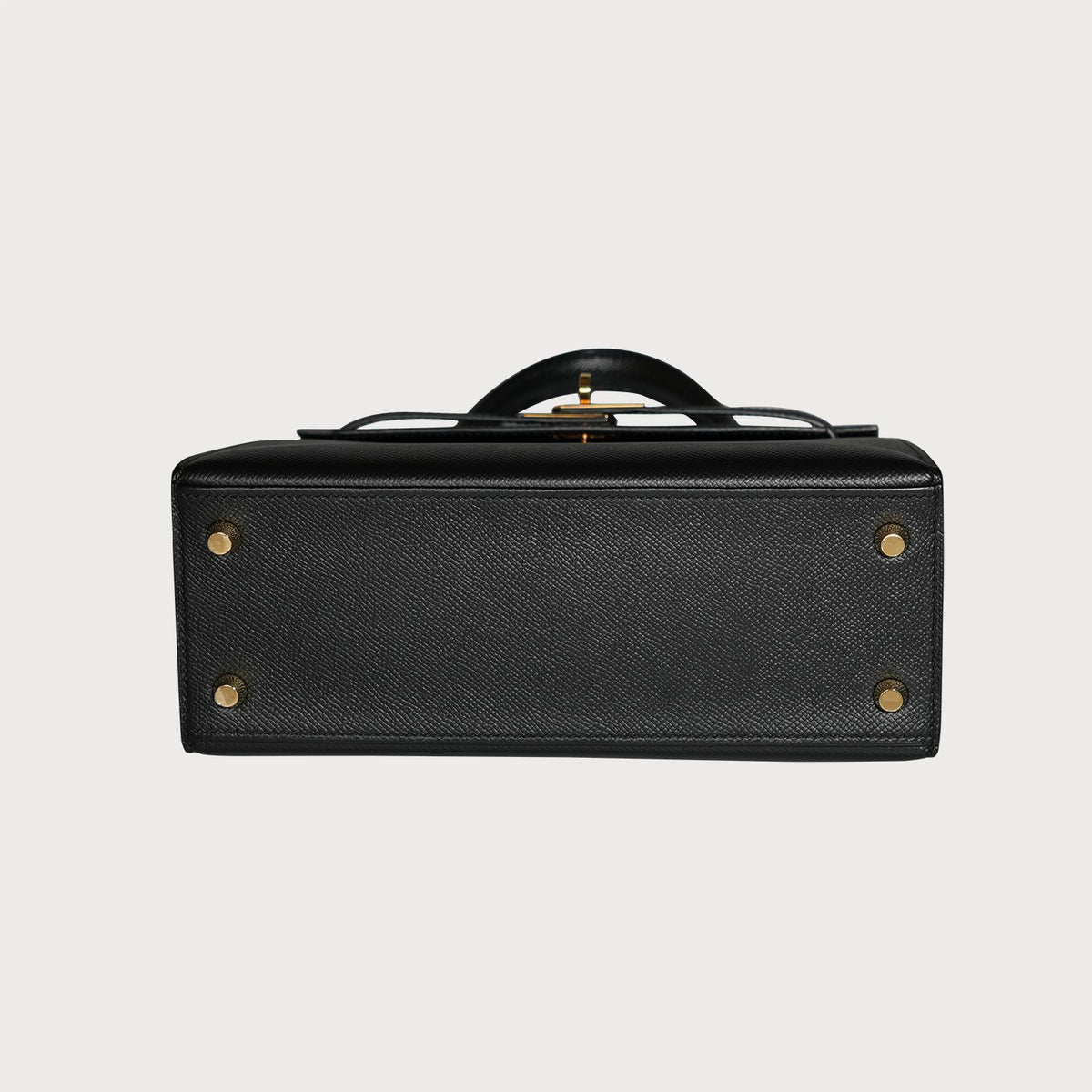 Hermès Kelly 25 Black With Gold Hardware In Epsom Leather - view 13