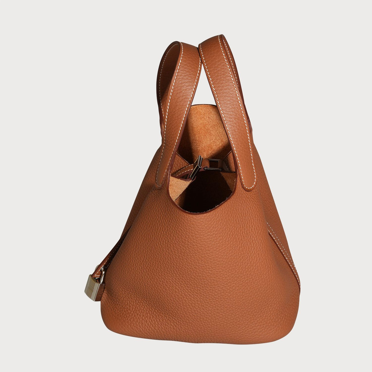 Hermès Picotin Lock 18 Gold With Palladium Hardware In Taurillon Clemmence Leather - view 5
