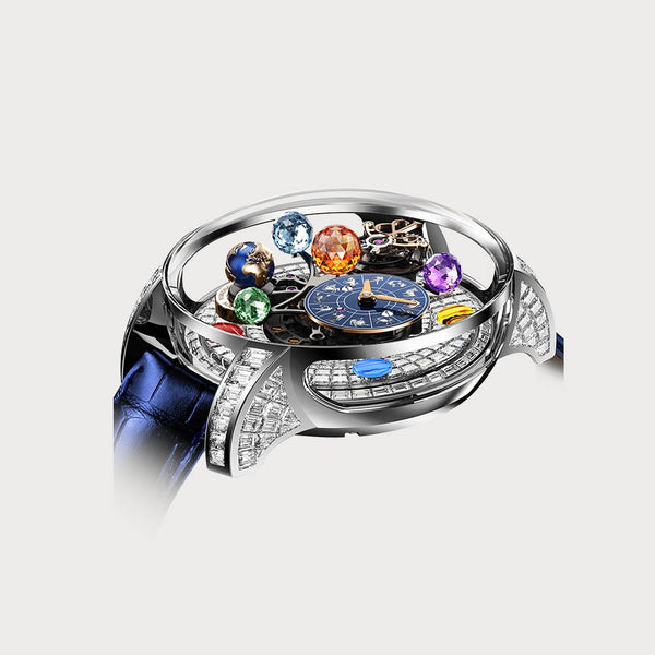 Jacob & Co Astronomia Solar Planets Zodiac With Baguette Diamonds