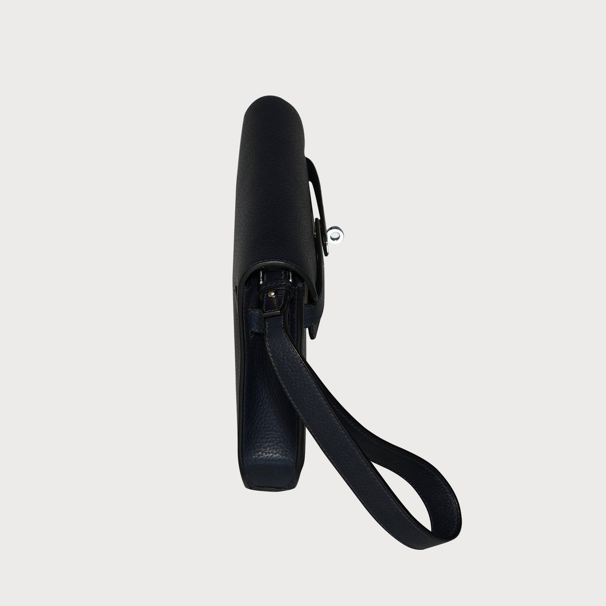 Hermès Kelly Depeche 25 Bleu Nuit With Palladium Hardware In Cuir Galop Leather, H083318ck - view 3
