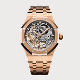 Royal Oak 37 Double Balance Wheel Skeleton In Rose Gold