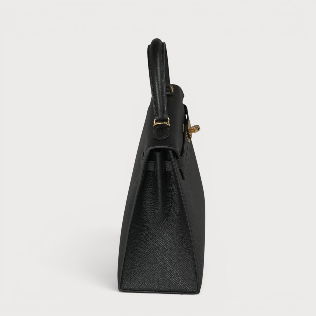 Hermes Kelly 25 Black GHW Epsom Sellier