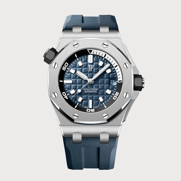 Audemars Piguet Royal Oak Offshore Diver Blue In Steel