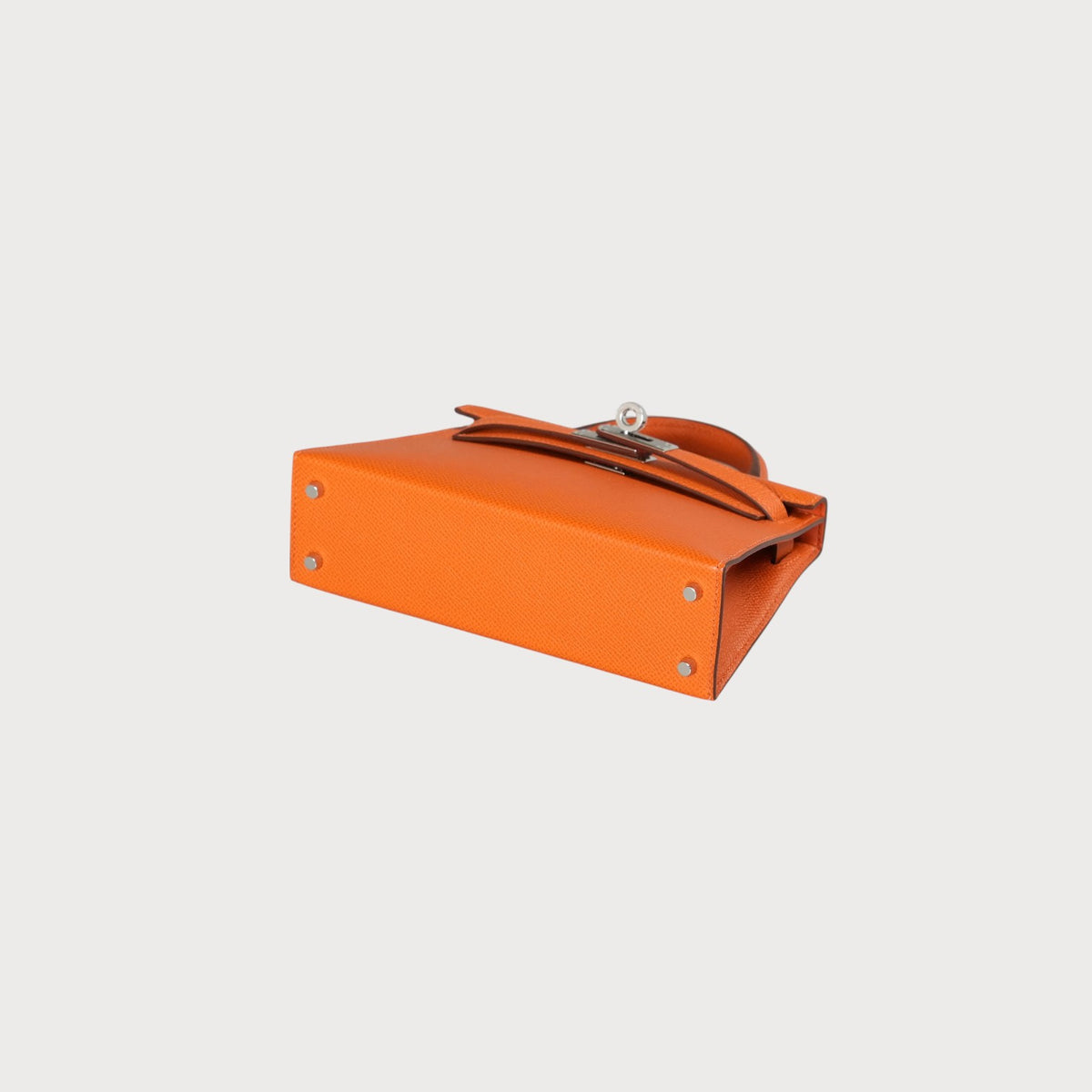 Hermès Mini Kelly 20 Orange Phw Epsom - view 6