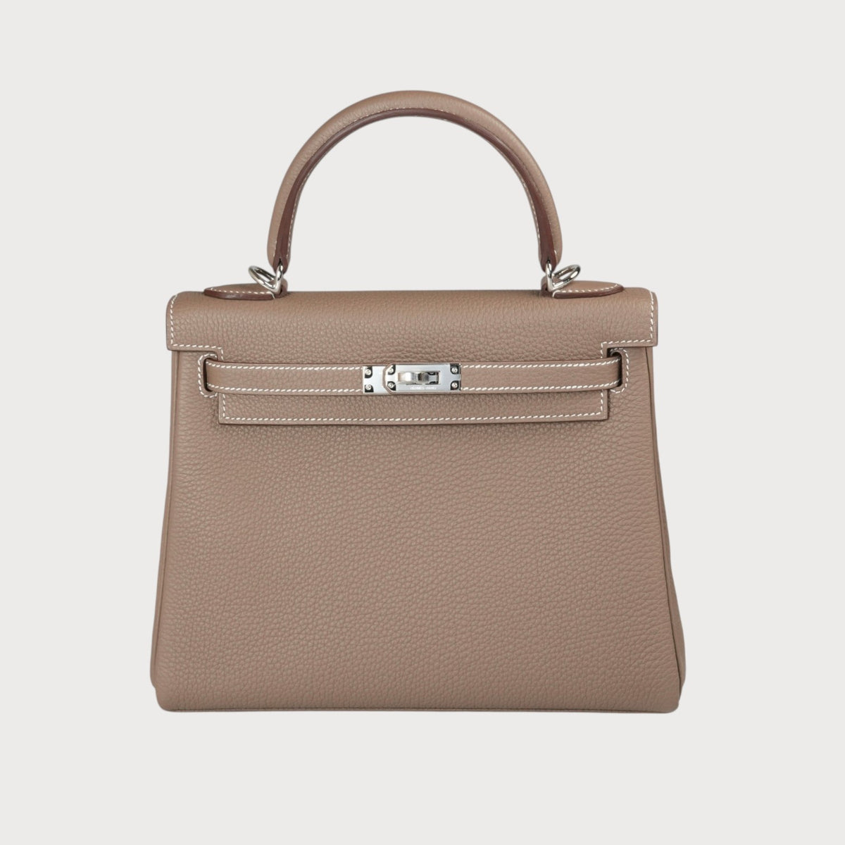 Hermès Kelly 25 Etoupe Phw Togo - view 2