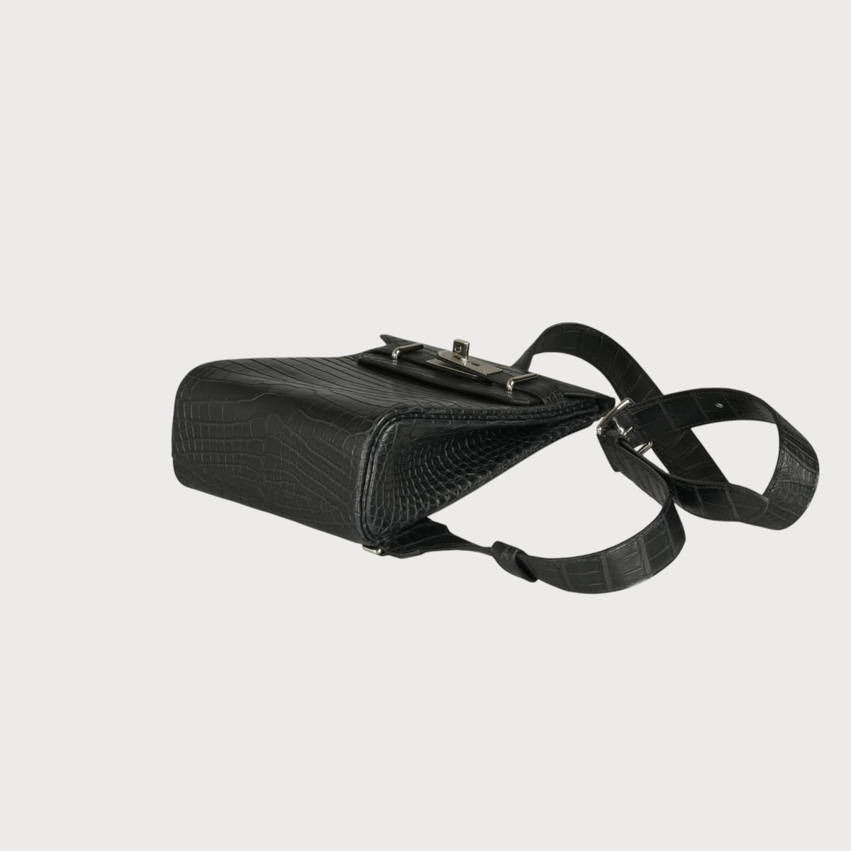 Hermès Hac A Dos Pm Alligator Matte Black Phw - view 5